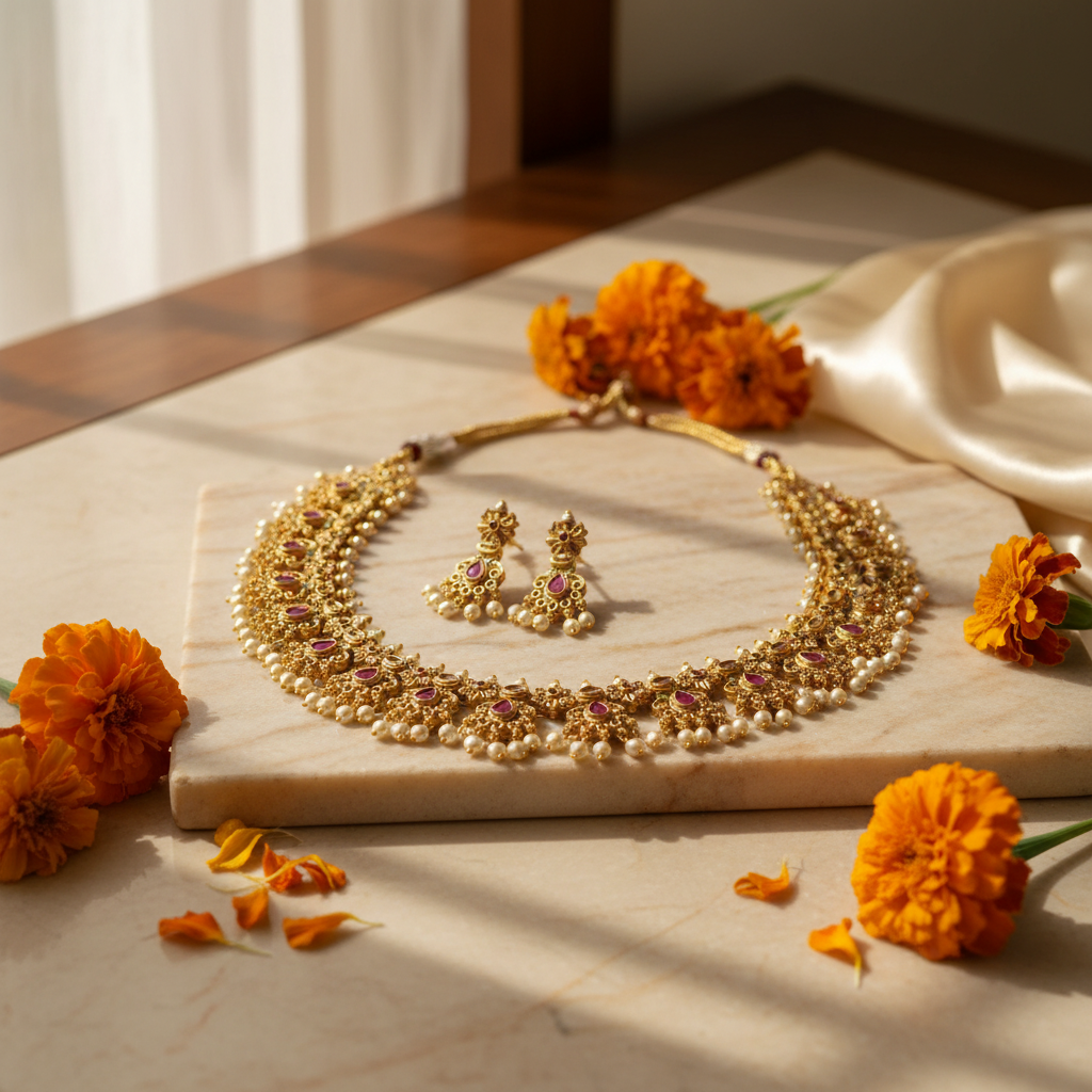 How to Style South Indian Temple Jewellery for Your Wedding Day