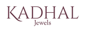 Kadhal Jewels logo in maroon text on a white background